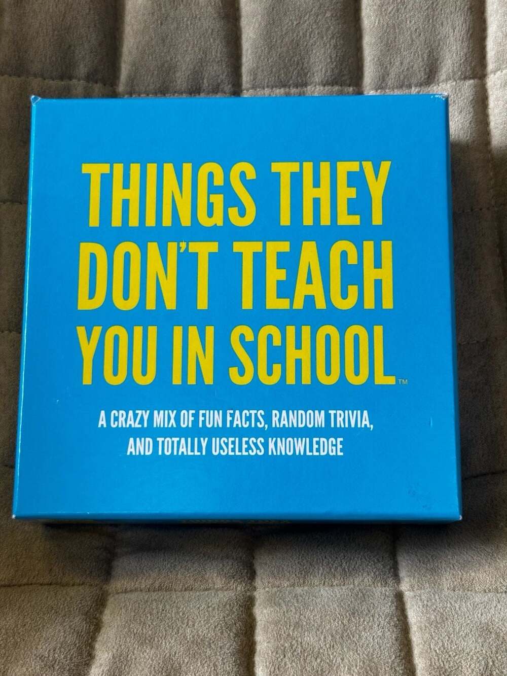 Hygge Games Things They Don't Teach You in School Party Trivia Game